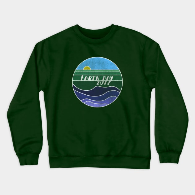 Earth Day 2017 Crewneck Sweatshirt by PrintablesPassions